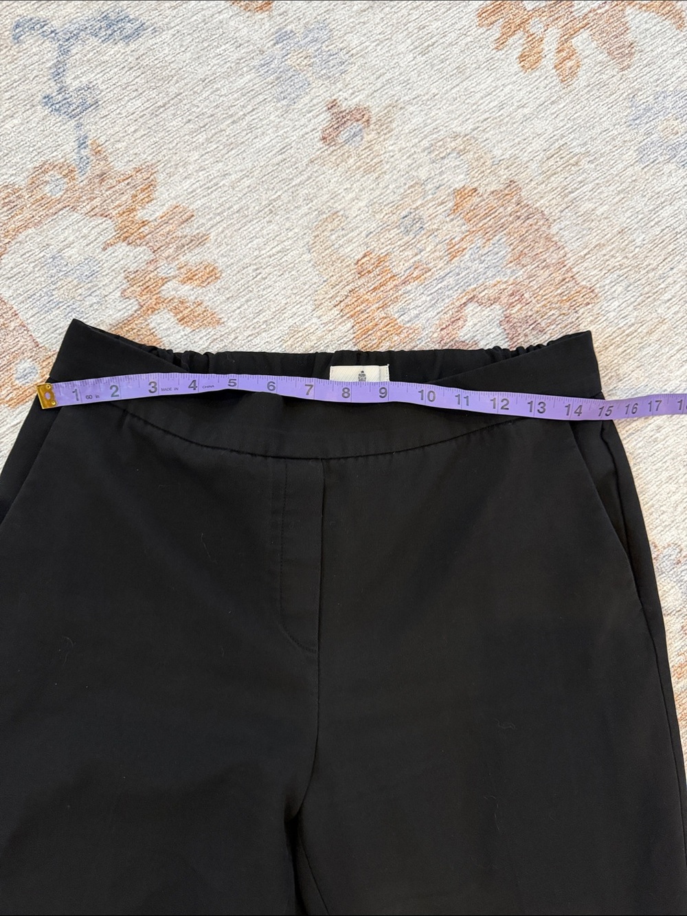Babaton Black High Rise Pull On Tapered Ankle Pants Size 10 - Picture 4 of 8